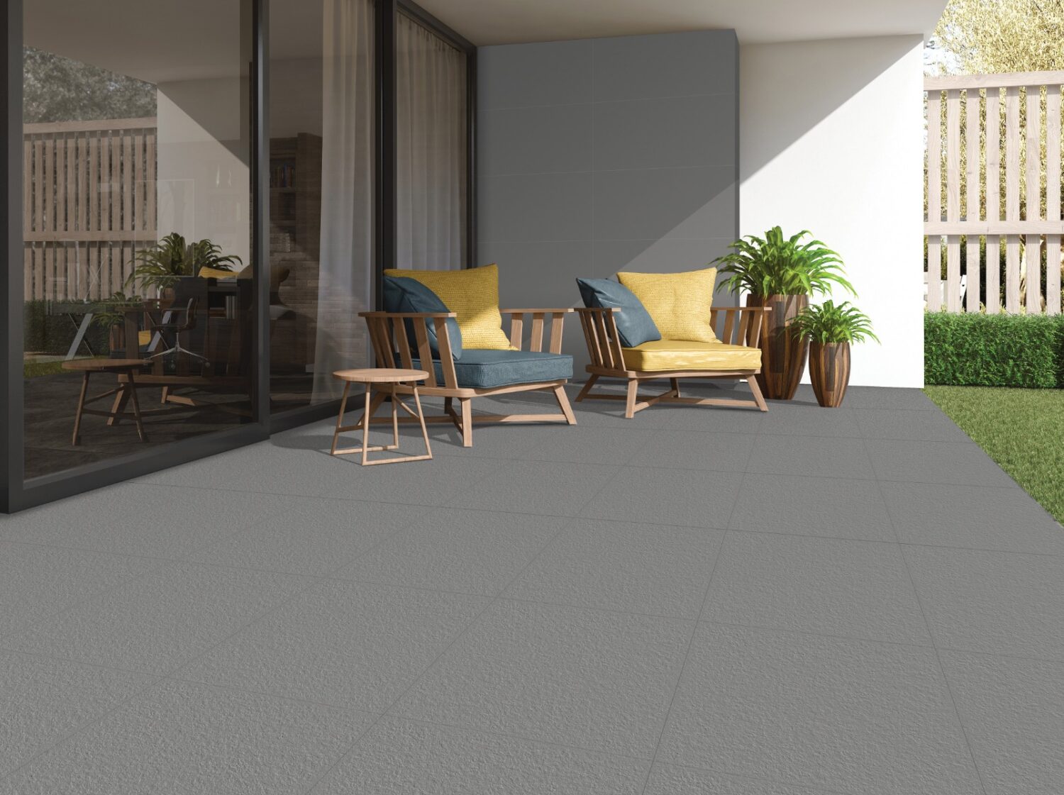 ΠΛΑΚΑΚΙ ΓΡΑΝΙΤΗΣ ΓΚΡΕΙ ΡΟΚ 60x60cm ΜΑΤ RECTIFIED ΠΡΩΤΗΣ ΠΟΙΟΤΗΤΑΣ 0260600525