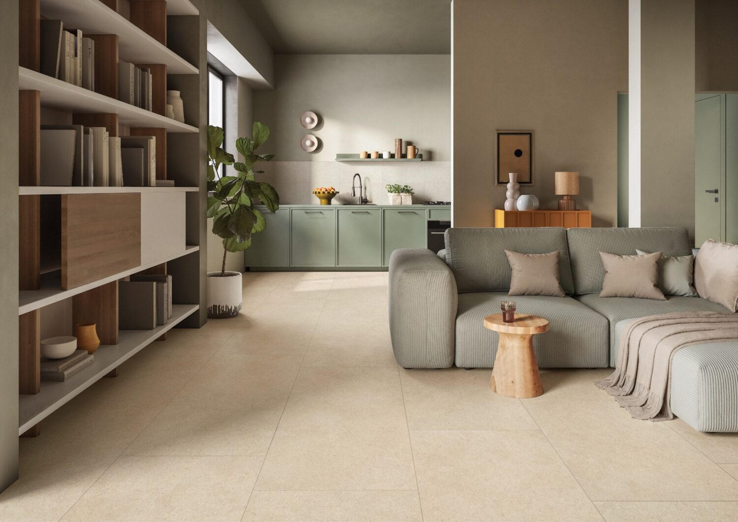 ΠΛΑΚΑΚΙ ΓΡΑΝΙΤΗΣ ΛΙΘΟΡΑ ΜΠΕΖ R10 60x120cm ΜΑΤ RECTIFIED ΠΡΩΤΗΣ ΠΟΙΟΤΗΤΑΣ 0260120938